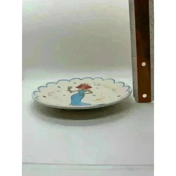 Kate Williams Design for Brylane Wishes - single plate Red Hair Princess Queen - Picture 10 of 11